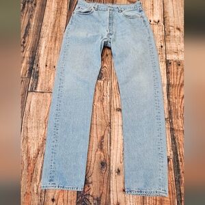 Levi's 501 Men's Blue Jeans Vintage 501-0134 Size 34x34 Made in Mexico 2001